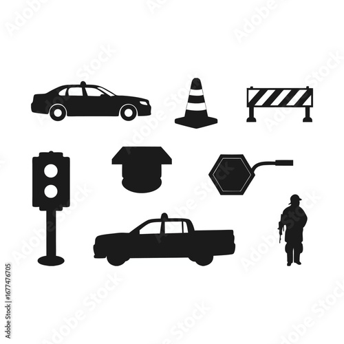 traffic Icon set