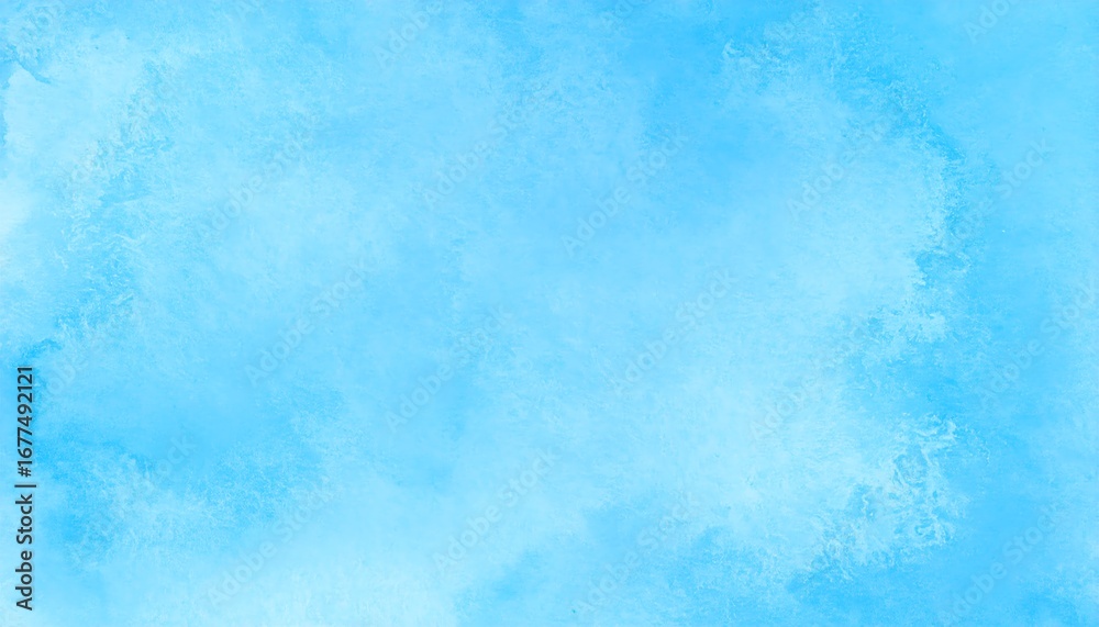 Fototapeta premium Light blue watercolor wash background