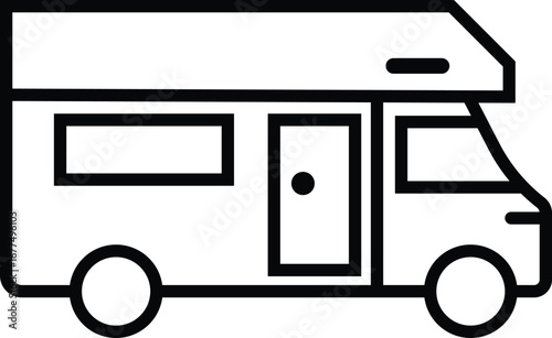 Bus and truck with trailer vector illustration for transport and vehicle design