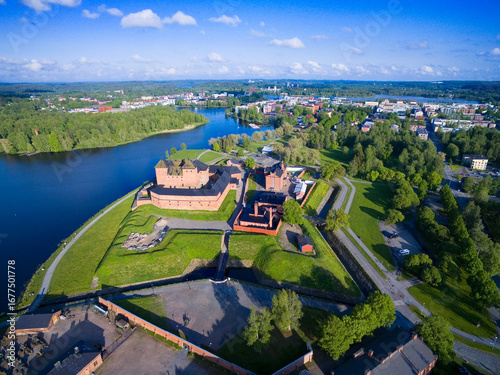 Aerial view of medieval Häm...