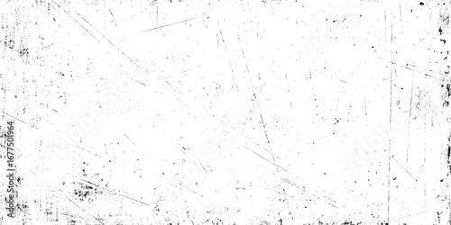 White grunge texture with vintage scratch and damage effects. Scratches and dirt texture on white background. Vector grunge abstract texture. Effect old wall cement texture background.