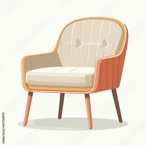 vector illustration of chair