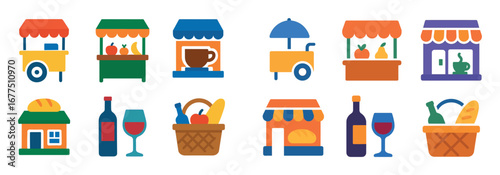 Travel Food Icons