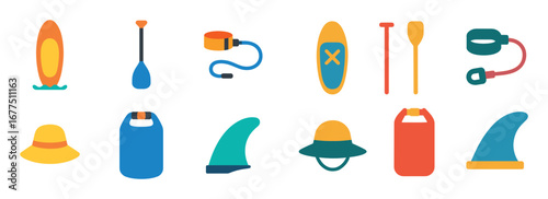 Watersport Icons Grid