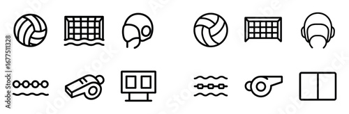 Minimalist Watersport Icons