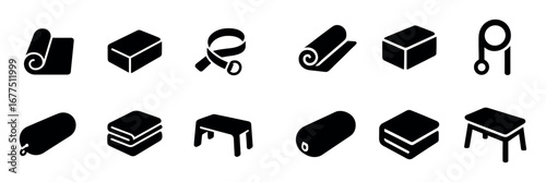 Yoga Props Icons