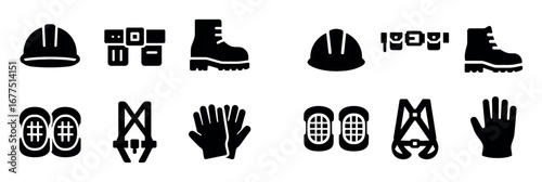 Construction Gear Icons