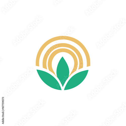 agriculture and eco-friendly themed vector logos.