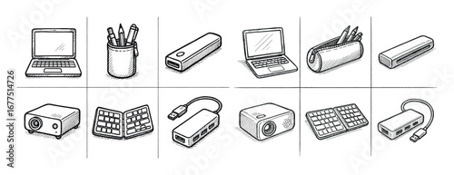 Portable Office Icons