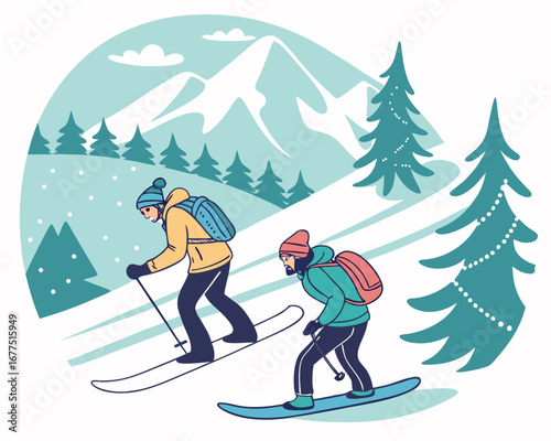 -winter-travel---skiing-and-snowboarding-adventure.eps