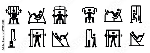 Fitness Machine Icons