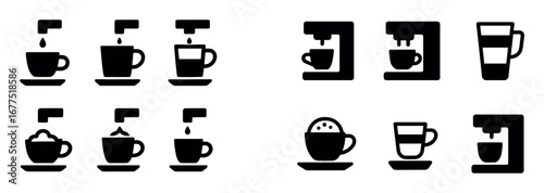 Coffeemaker Icon Set