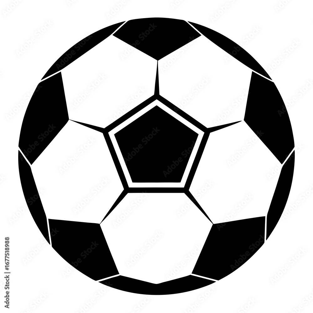Fototapeta premium soccer ball isolated on white