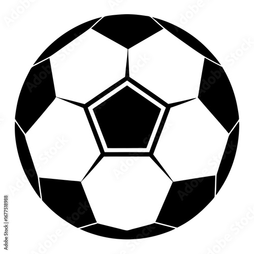 soccer ball isolated on white
