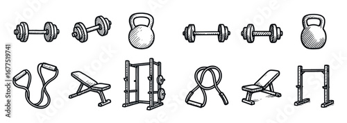 Strength Training Icons