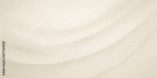 Smooth cosmetic creams on a clean white silk plate with gentle light and a subtle wave pattern