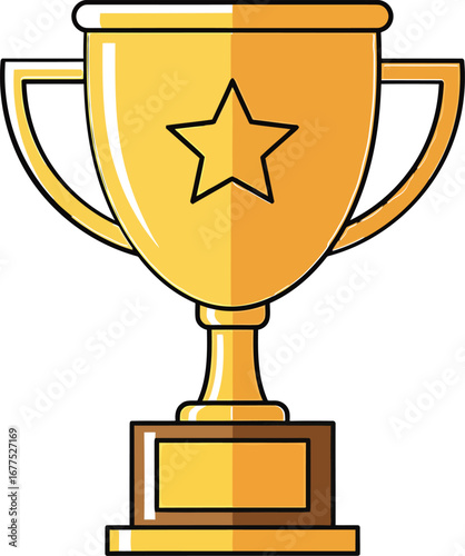 gold trophy cup