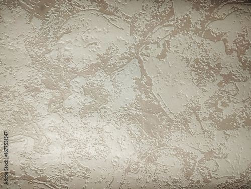 Abstract background of wall with decorative plaster.