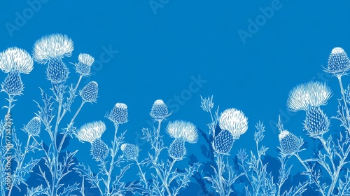 Modern flat  banner for St Andrews Day event