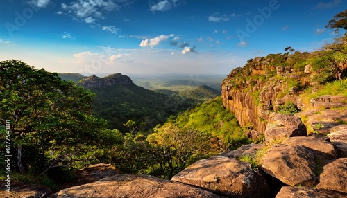 exploring the impressive stone walls of great zimbabwe amid lush green hills
