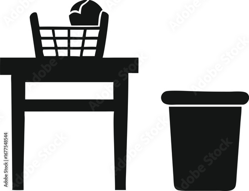 trash bin icon
