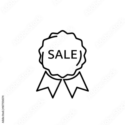 Sale Badge Icon Promotional Offer Design