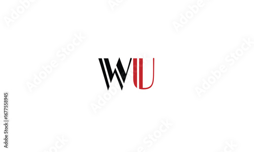 WU,UW,W,U,U,W abstract, letters, logo, monogram, style, symbols, ambitions, icons, 
