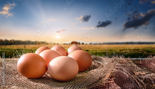 organic farm and free range chicken eggs