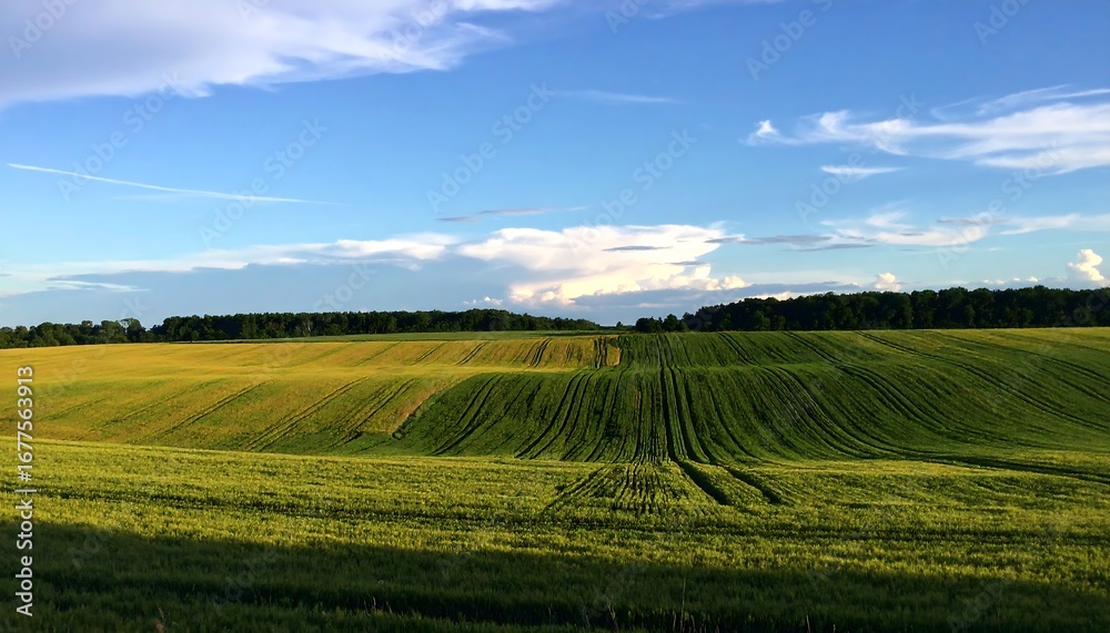 Fototapeta premium Rural Landscape, Field, Summer