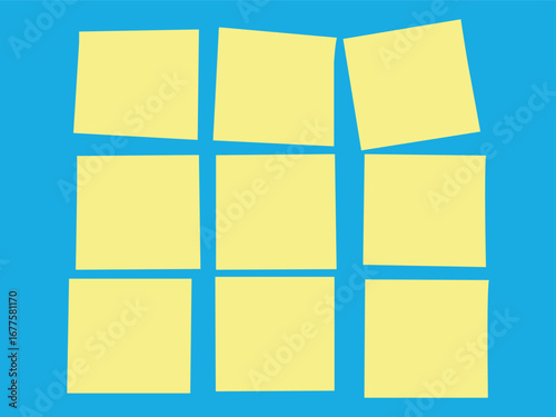 Stay organized and productive with these vibrant yellow sticky notes for reminders, brainstorming, and creative planning in the office or at home - perfect for students and professionals