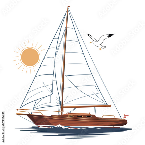ship on the sea
