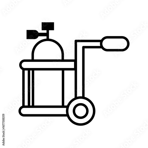 Diving gas cylinders and tanks realistic concept with oxygen symbols vector illustration
