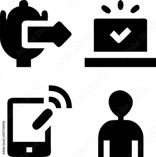 Secure money transfer using mobile app for trusted user with online verification, modern tech concept