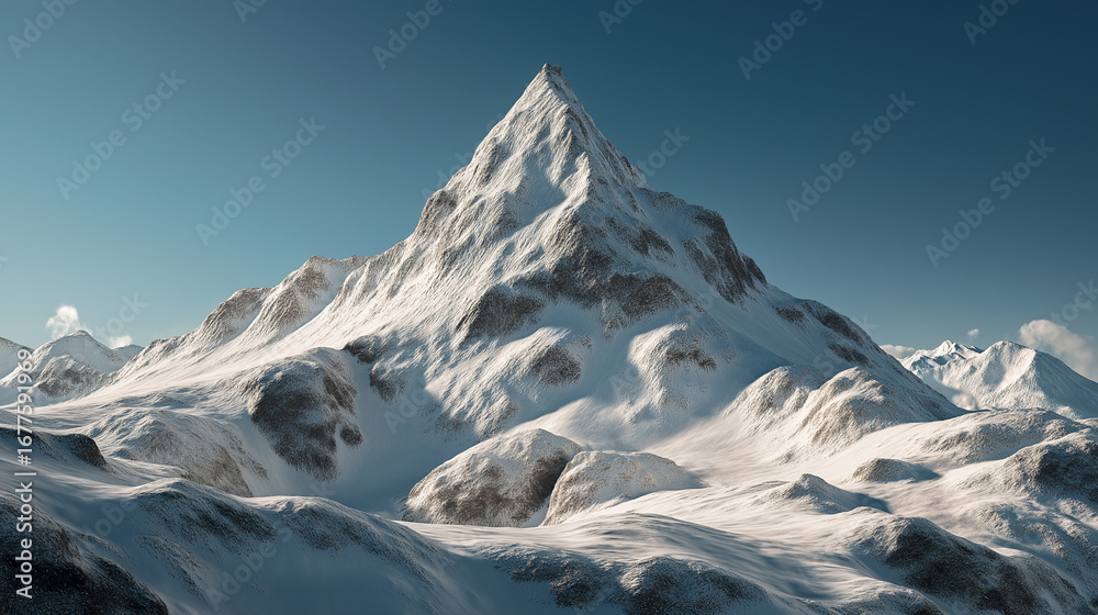 Fototapeta premium winter mountain landscape