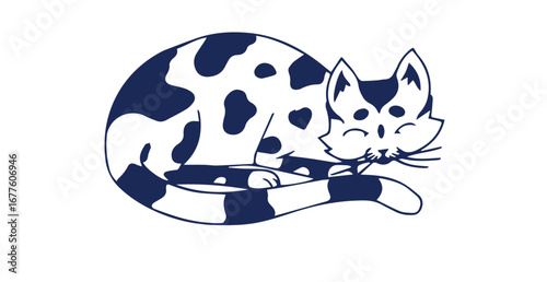 Set of cartoon animals wearing scarf stock illustration