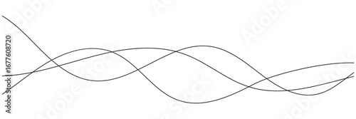 Wavy line with flowing curves. Seamless pattern of continuous wavy lines. Undulating abstract background. Curved single line. wavy line pattern with curvy abstract squiggles in a psychedelic wiggle 
