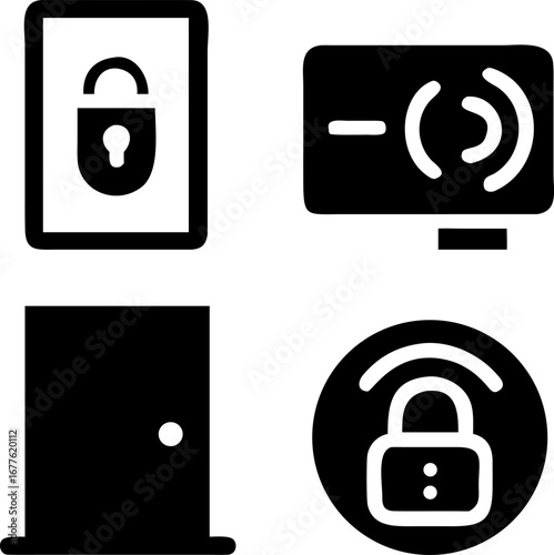 Secure smart home access with digital locks and connected door systems for modern living