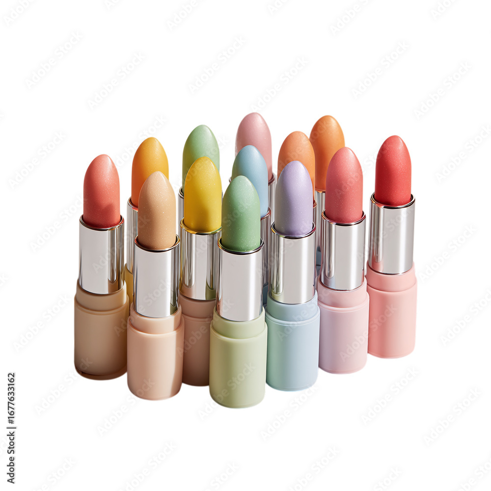 Obraz premium Pastel Lipstick Collection