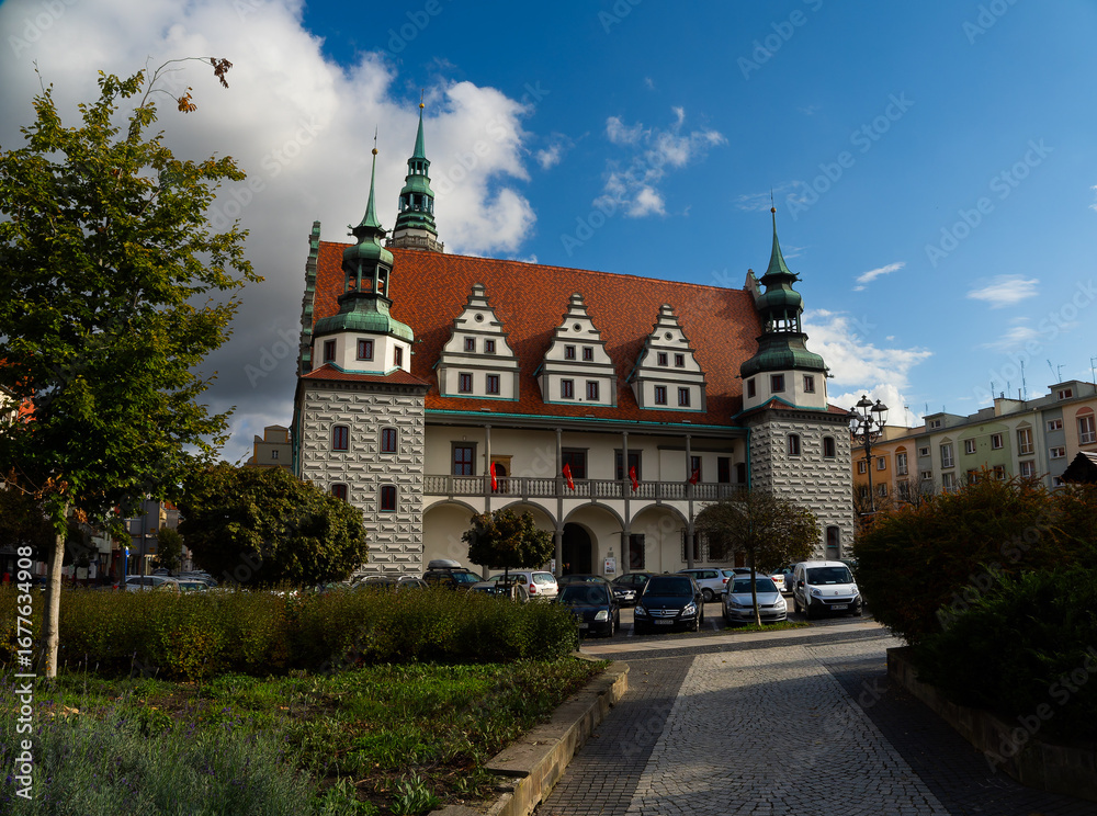 Obraz premium 2024-10-11; old streets of brzeg poland