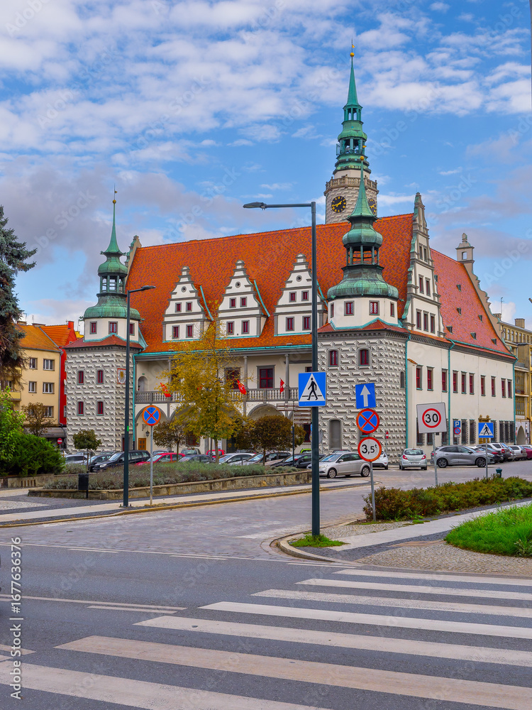 Fototapeta premium 2024-10-11; old streets of brzeg poland