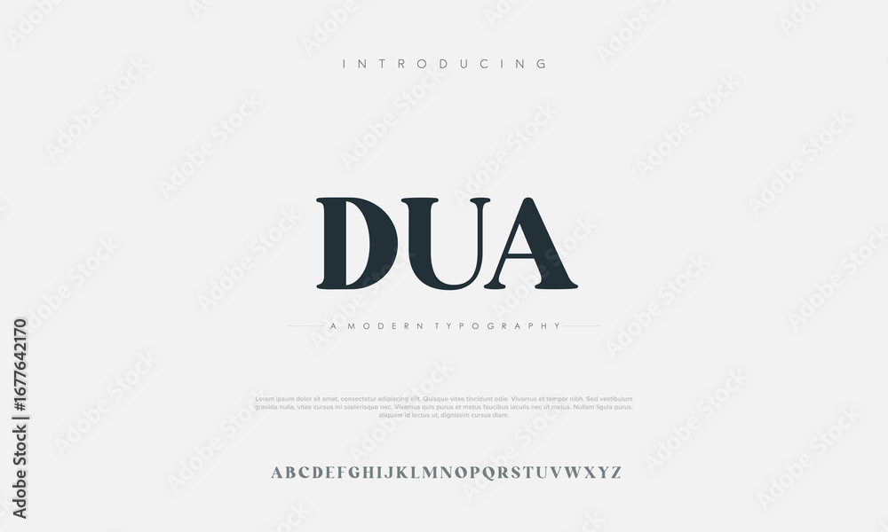 Obraz premium calligraphy alphabet small lettering a to z font family