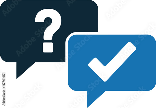  Question and answer icons