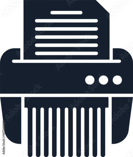 Document shredder icon