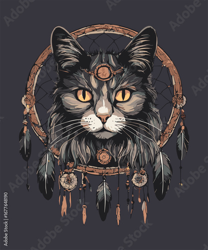 Native American Day Cat