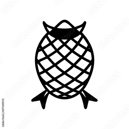 Rural Bamboo Fish Creel 'Pata' Graphic
