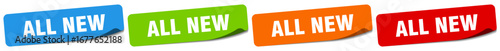 all new sticker. all new sticker set on white background