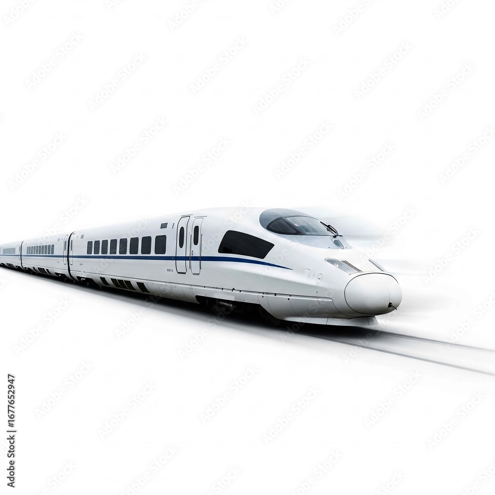 Fototapeta premium train on a white background