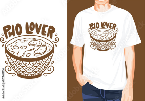 Pho Lover t-shirt design