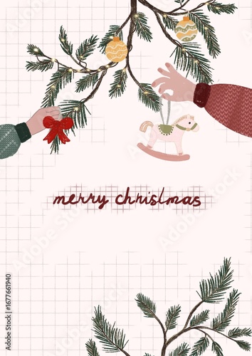 christmas greeting card