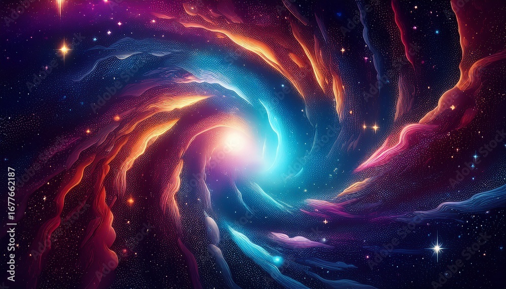 Fototapeta premium abstract space galaxy background